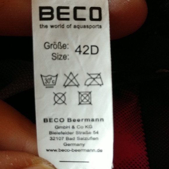 BECO  swimsuit from Germany, 42D EU/10-12 D US - Picture 6 of 8